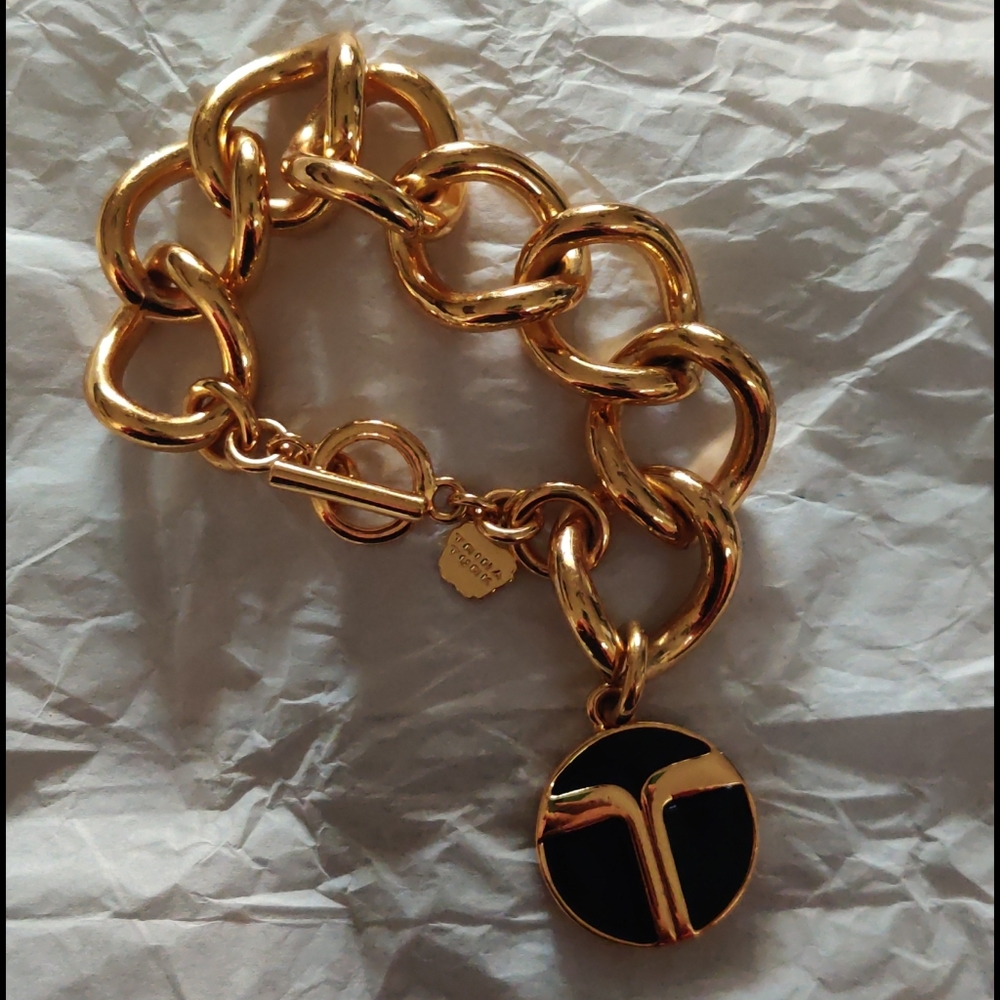 Trina Turk Gold Bracelet Chain Link